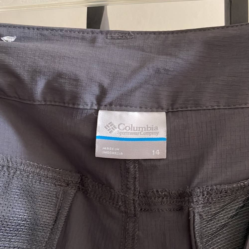 NWOT Columbia Sz 14 Charcoal Grey Clam Diggers - Picture 5 of 12
